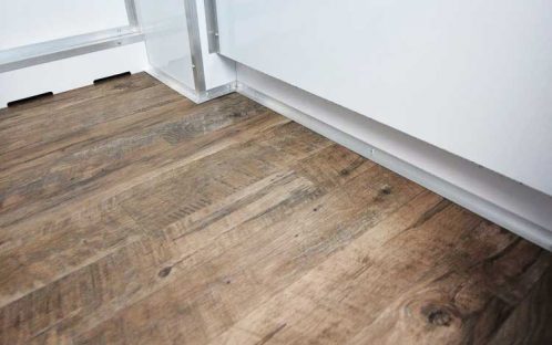 Selfie Restroom Trailer Rental Floor Trim from Event Factory Rentals