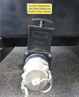 Selfie Restroom Trailer Rental Waste Water Drain from Event Factory Rentals