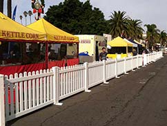 Festival, Fair & Carnival Portable Toilet and Temporary Fence Rentals.