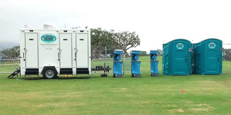 Religious Event Portable Toilet and Temporary Fence Rentals in Ventura County, Fresno County and San Luis Obispo County.