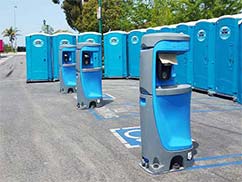Sporting Event Portable Toilet Rentals and Sports Temp Fencing in Fresno County, San Luis Obispo County and Ventura County CA.