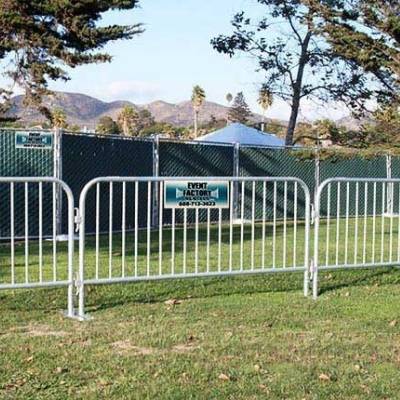 Crowd Control Barriers and Event Barricade Rentals near Burbank, CA from Event Factory Rentals.